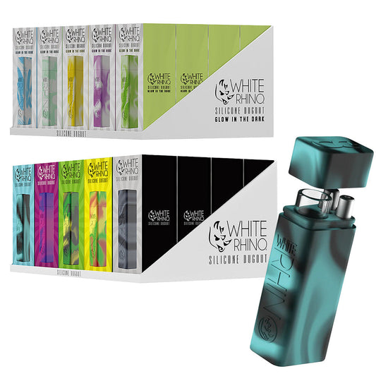 White Rhino Silicone Dugout - 3.25" - 20PC