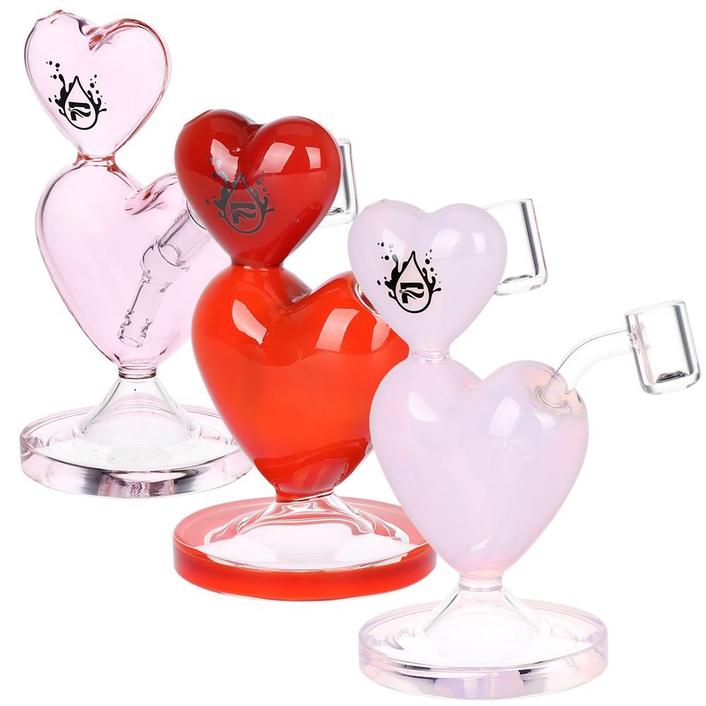 Pulsar Two-Hearted Glass Dab Rig | 6.5" | 14mm F