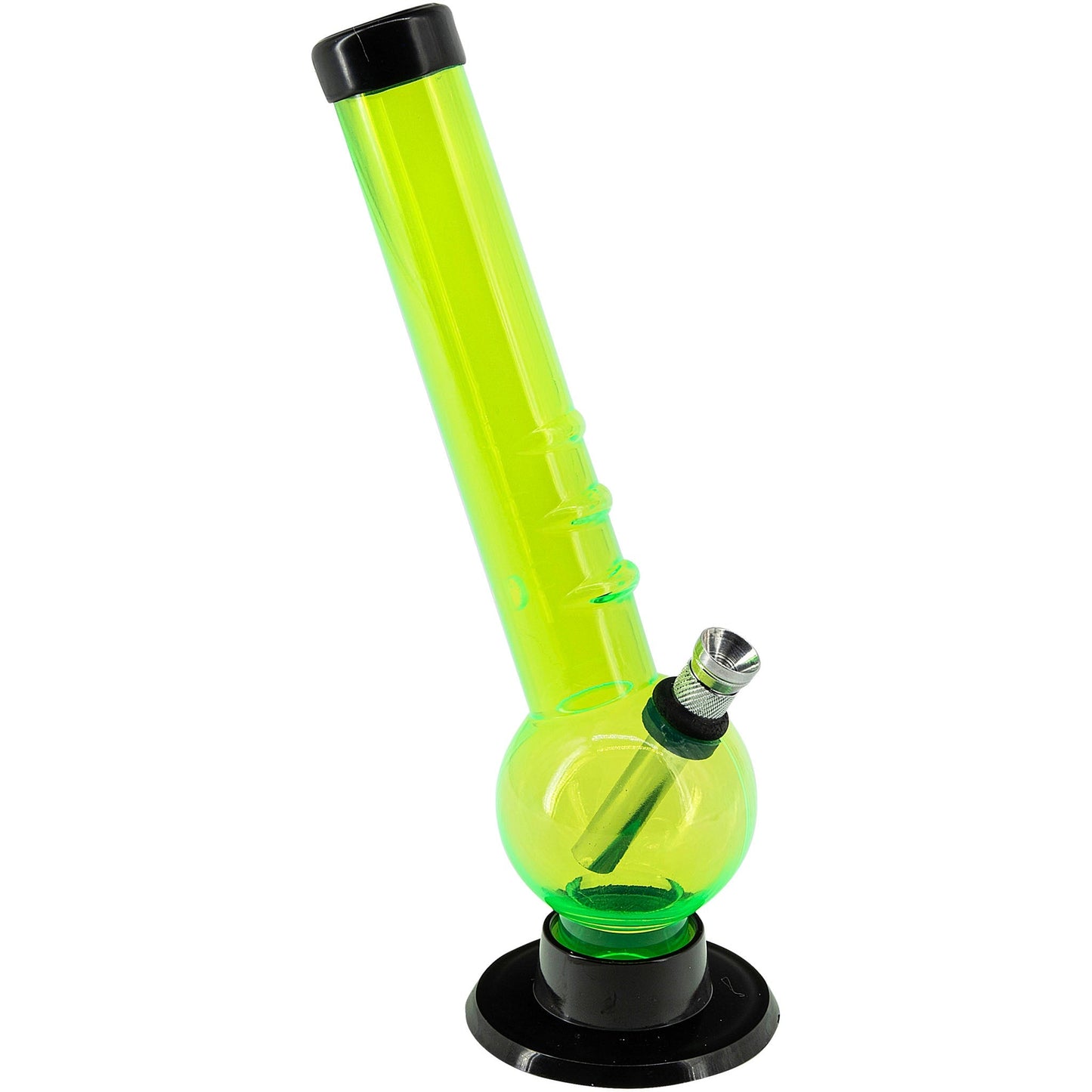 Acrylic Angled Neck Bubble Bong 8" - Multiple Colors