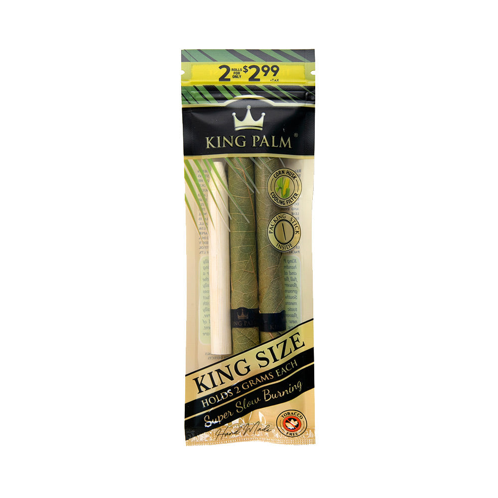 King Palm Pre-Roll Wraps - 2PK / King Size 20pcs