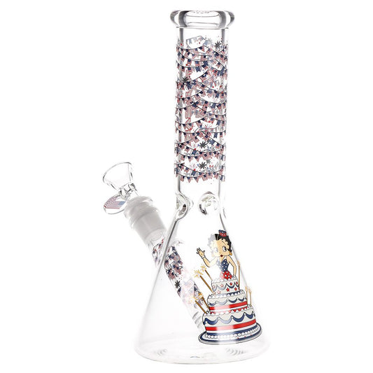 Pulsar Betty in Cake Beaker Glass Water Pipe | 9.75" | 14mm F
