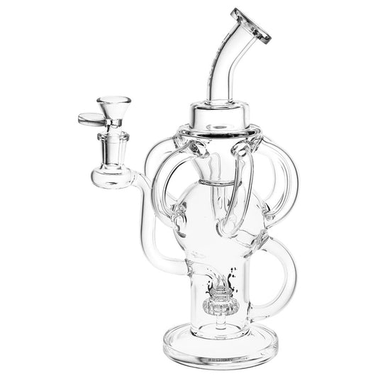 Pulsar Multi-Arm Recycler Water Pipe - 10" / 14mm F / Clear