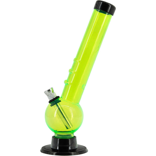 Acrylic Angled Neck Bubble Bong 8" - Multiple Colors