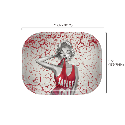 Dank Diva Metal Rollin' Tray
