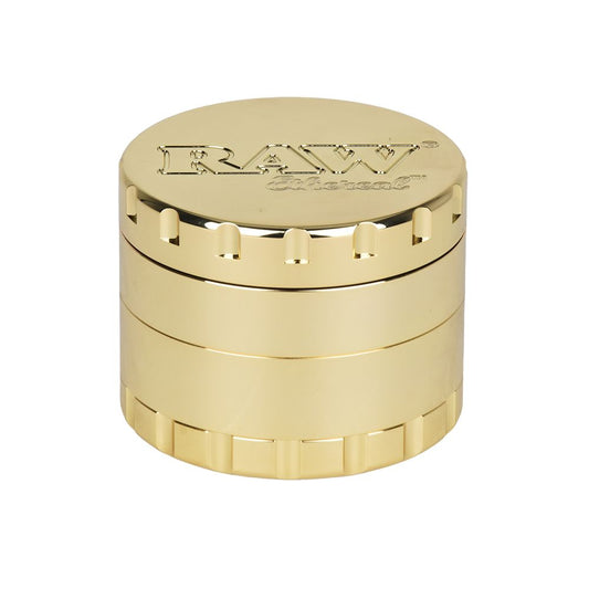 RAW Ethereal Gold-Plated Stainless Steel Grinder - 4pc / 2.25"