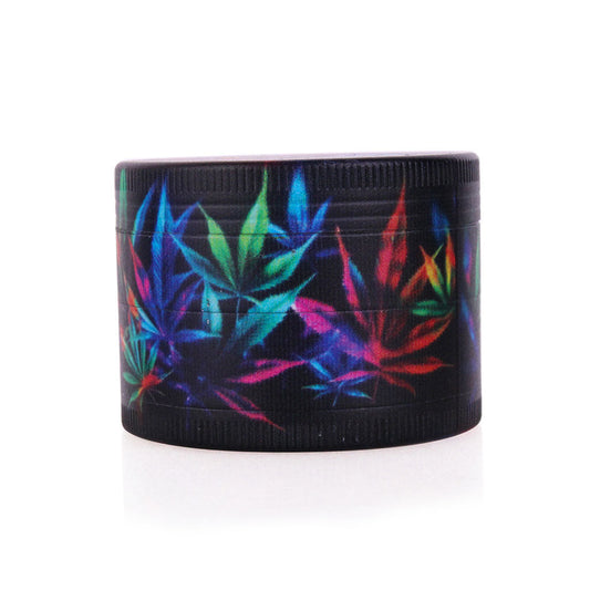 Splash Artwork Herbal Leaf 4-Piece Grinder
