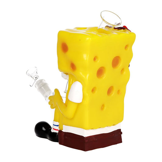 Silly Sponge Glass & Vinyl Water Pipe - 10" / 14mm F