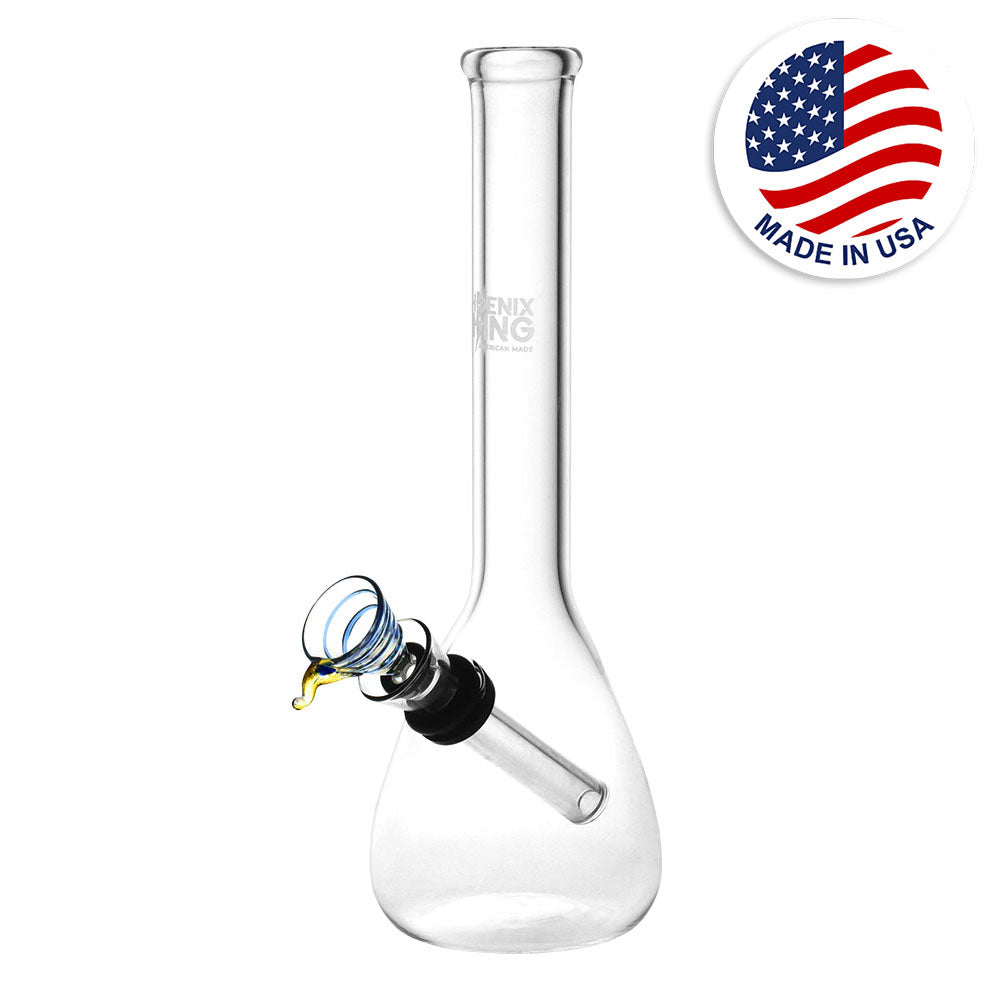 Phoenix Rising Classic Beaker Water Pipe - 6.75"/Colors Vary