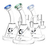 Glass House Bent Neck Glass Dab Rig - 6.75" / 14mm F / Colors Vary