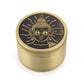 VINTAGE ALUMINUM EMBOSSED HERB GRINDER