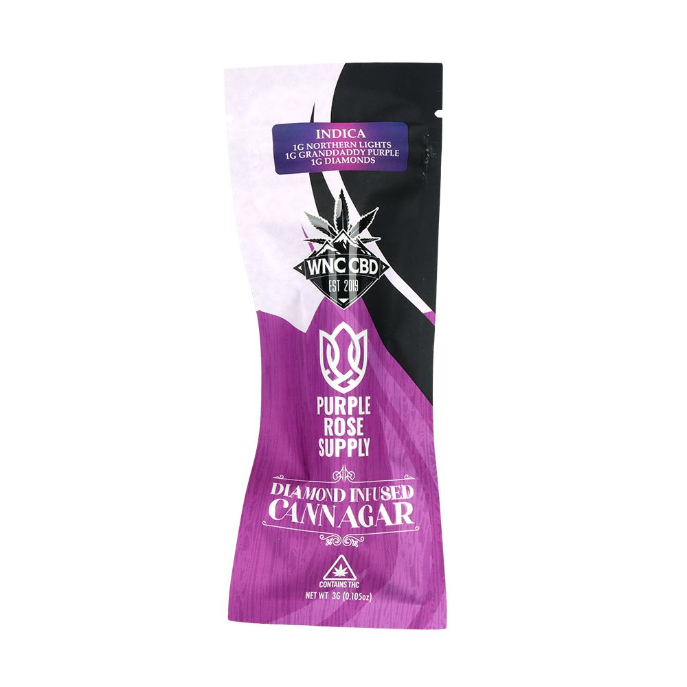 WNC High THCA Indoor Exotic Diamond Infused Cannagar | 3g | 10ct Display