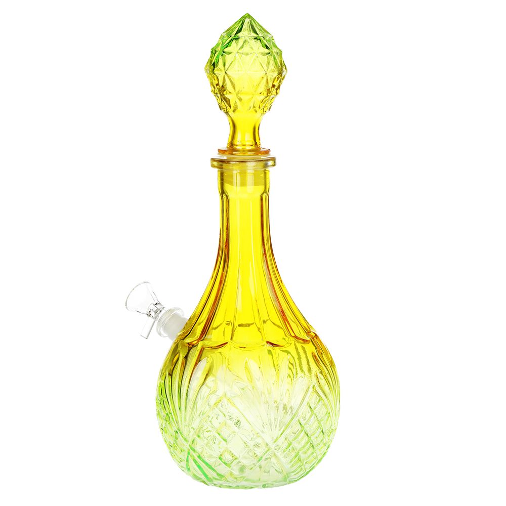 SeshGear Vintage Ombre Glass Water Pipe - 12.25" / 14mm F / Water Drop