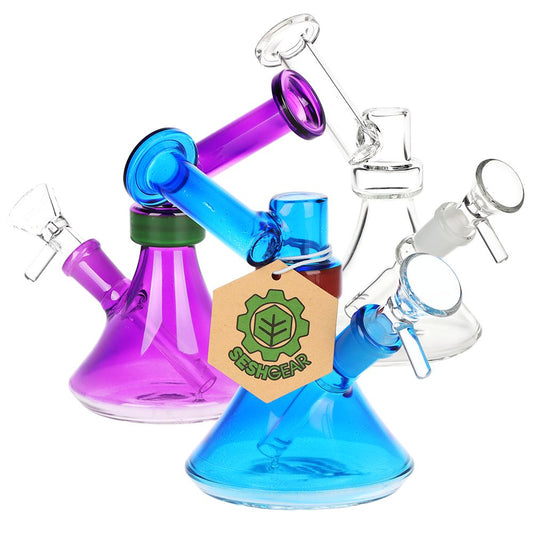 SeshGear Bell Ringer Glass Water Pipe - 6" / 3ct