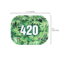 420 Green Metal Rollin' Tray