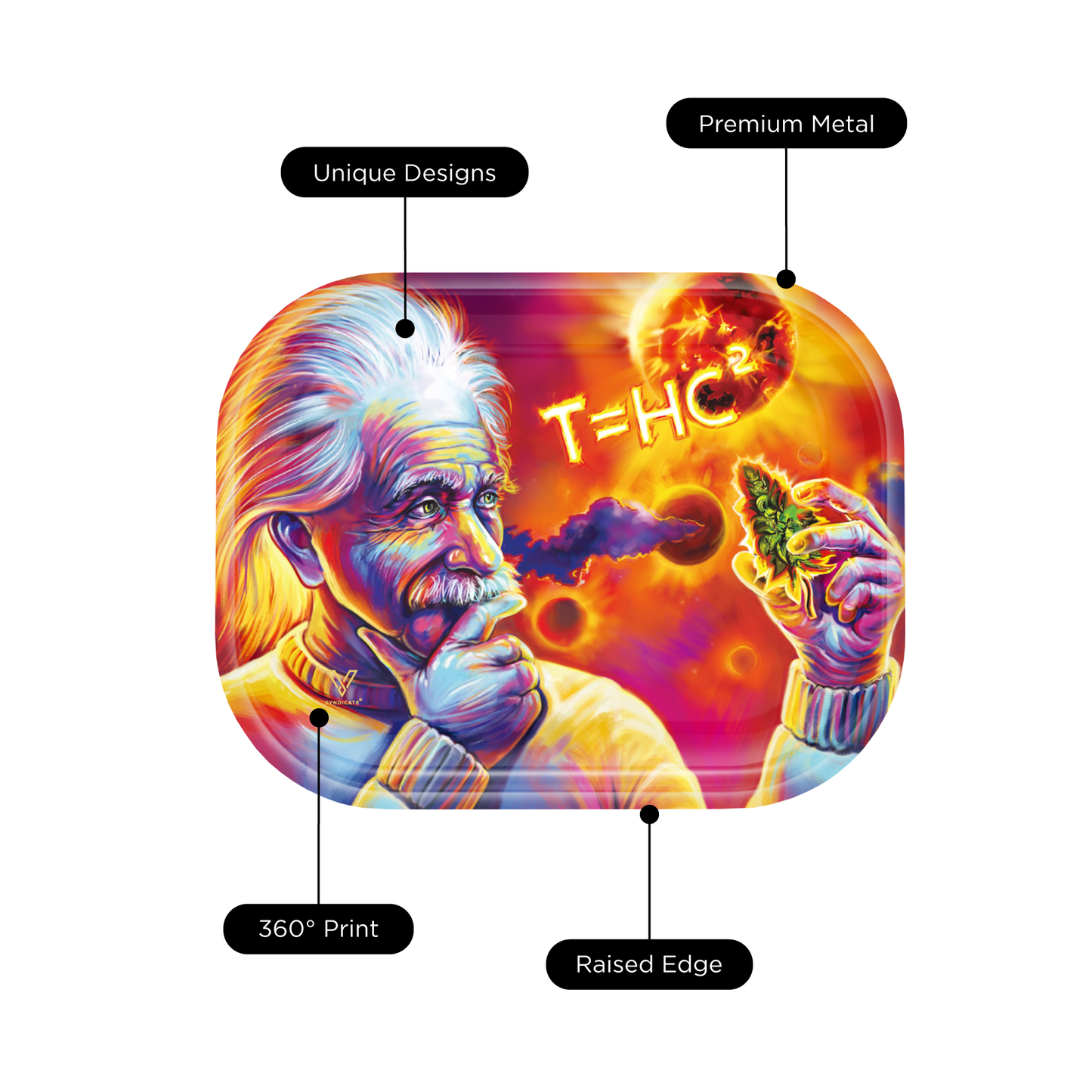T=HC2 Einstein Solar Diesel Metal Rollin' Tray