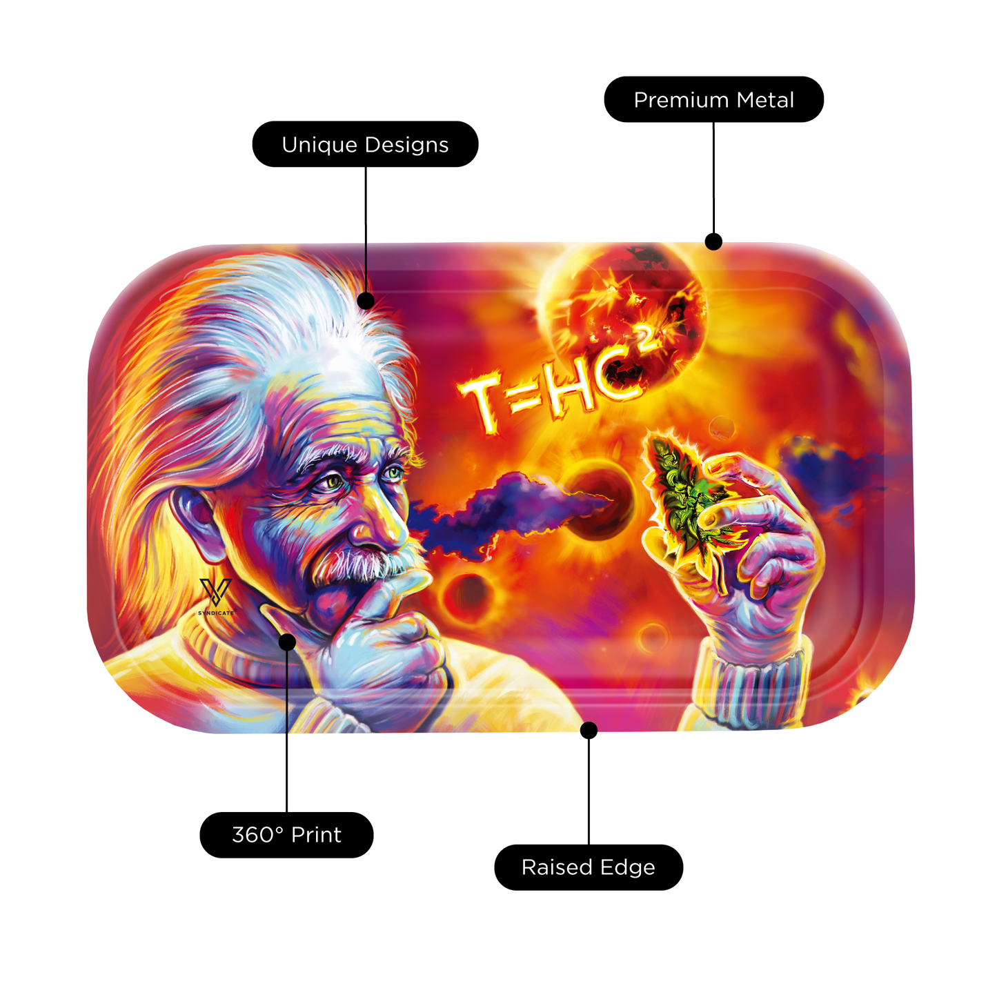 T=HC2 Einstein Solar Diesel Metal Rollin' Tray