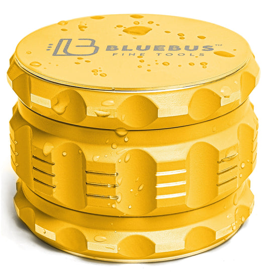 GAC 4-Piece Ceramic Herb Grinder – 2.5-Inch Yellow | BlueBus Fine Tools