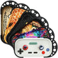 6CT DISPLAY - Pulsar Elevated Cone Rolling Tray Console Assortment 2 - 9.25"x4.2" /  Assorted Designs