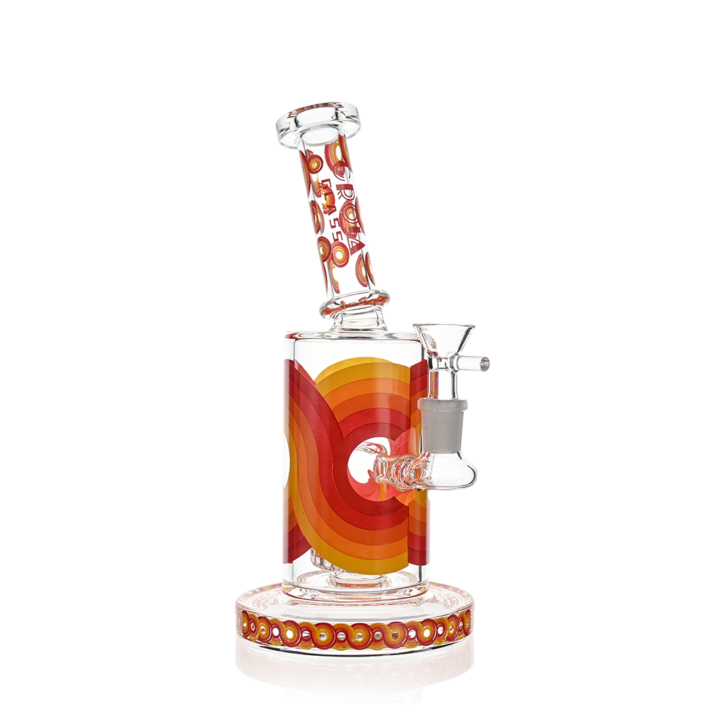 Retro Scientific Bong with Matrix Perc | Croia Glass