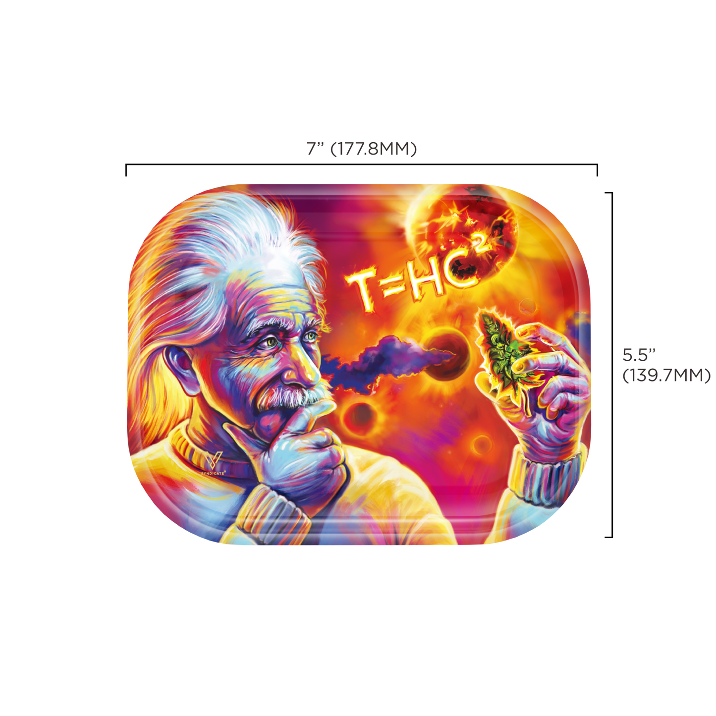 T=HC2 Einstein Solar Diesel Metal Rollin' Tray