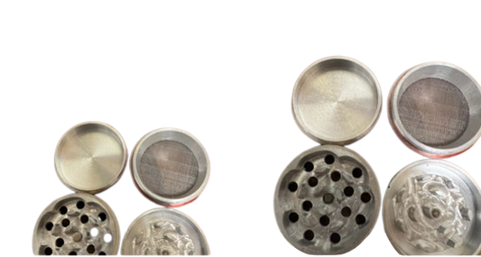 42MM Metal Rasta Colored Grinder Diamond Cut