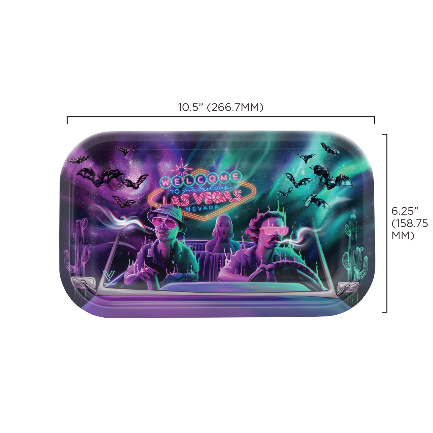 Bat Country Metal Rollin' Tray