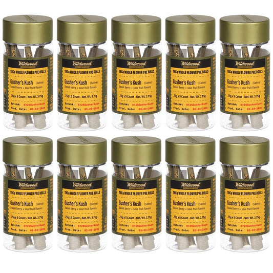 Wildwood THCa Pre-Roll | 0.75g | 5pc | 10pk Bundle
