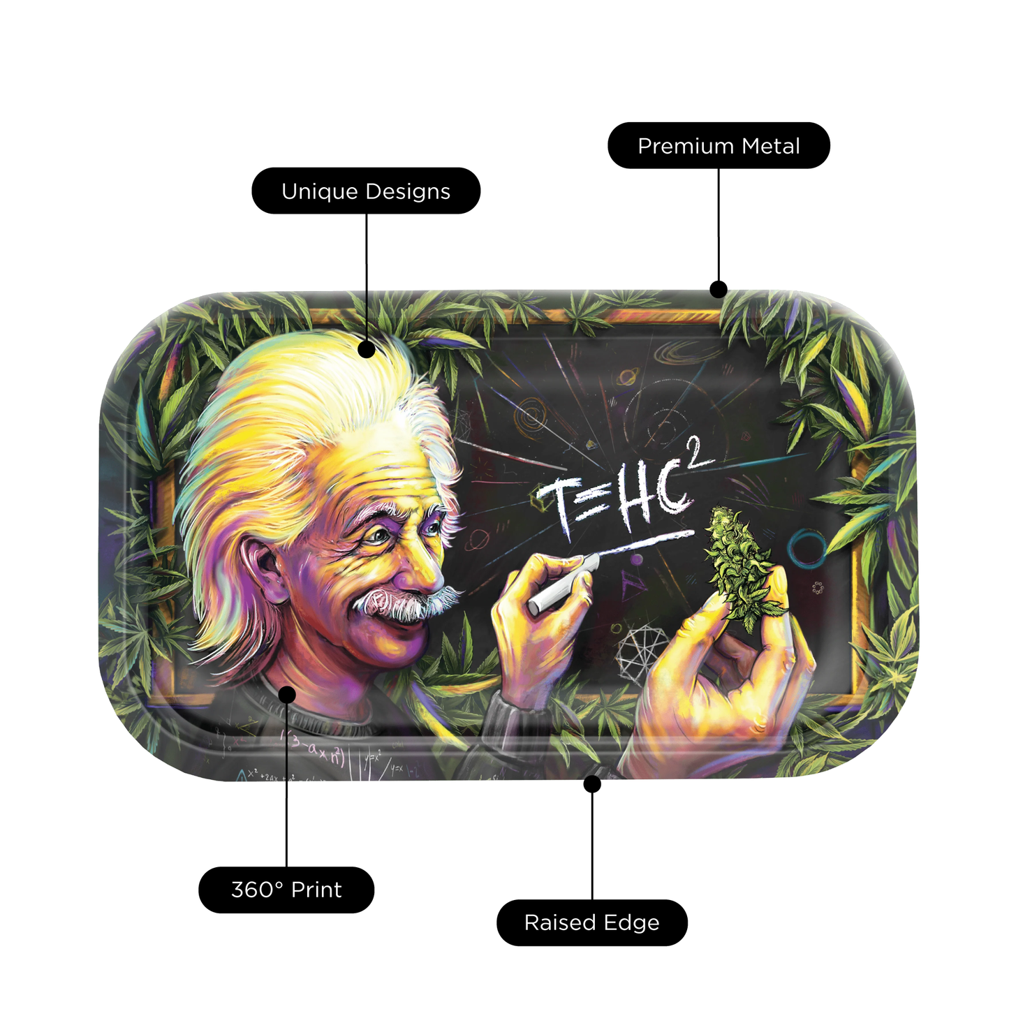 T=HC2 Higher Education Metal Rollin' Tray