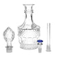 Vintage Decanter Style Glass Water Pipe w/ Cap - 8.5" / Liquor