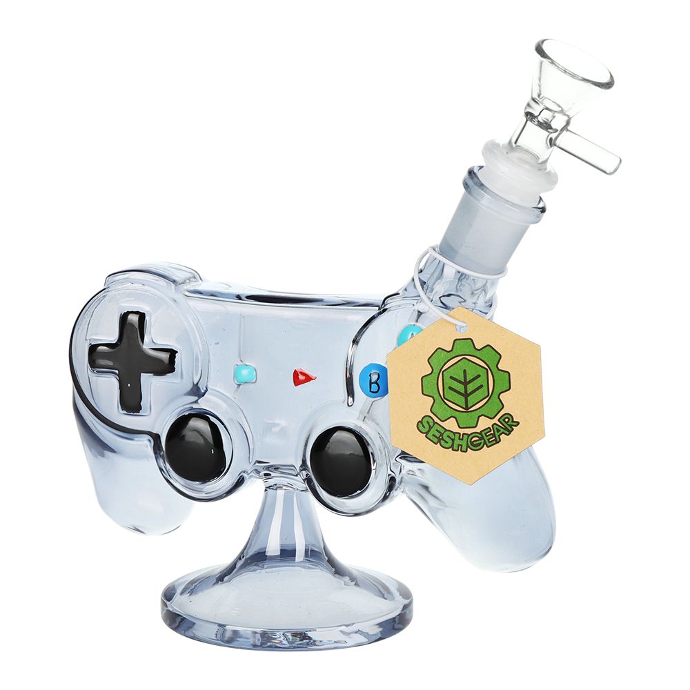 SeshGear Game Controller Glass Water Pipe - 5.5" / 14mm F