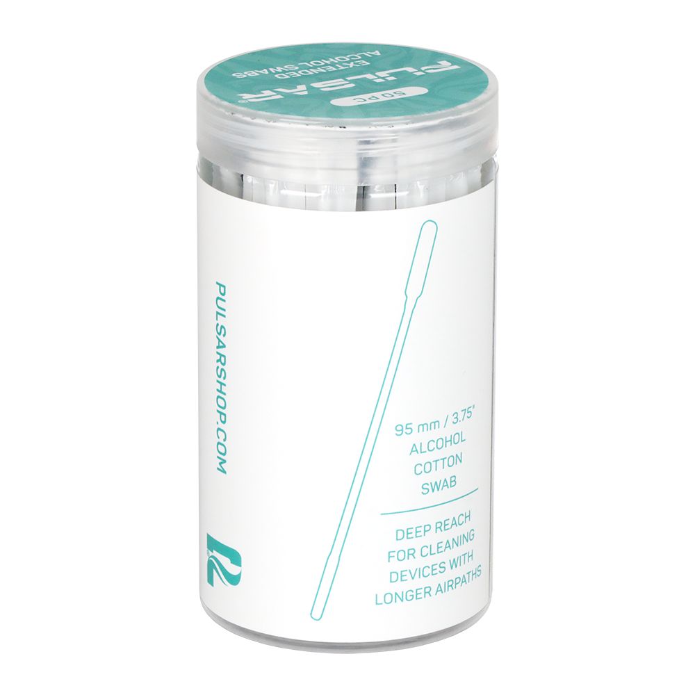 50CT TUB - Pulsar Alcohol Cotton Cleaning Swabs