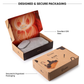 BLAZE Wooden Stash Rolling Tray with Accessories | BlueBus Fine Tools