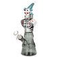 Mechanical Skeleton Glass & Vinyl Water Pipe - 10.5" / 14mm F
