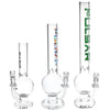 Pulsar Round Ball Glass Water Pipe - 12" / 14mm F / Clear