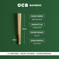 OCB Unbleached Bamboo Pre-Rolled Cones | 24pk Display