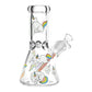 Pulsar Caticorns Design Glass Beaker Water Pipe - 8" / 14mm F