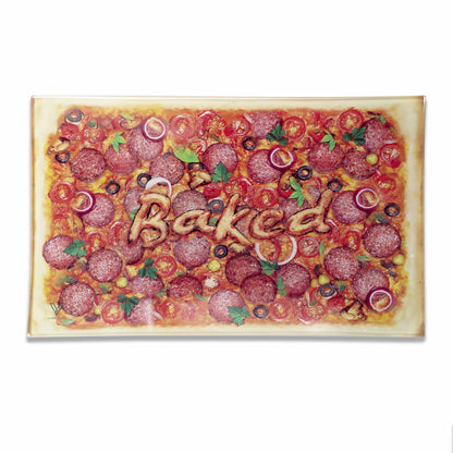 Pizza Glass Tray