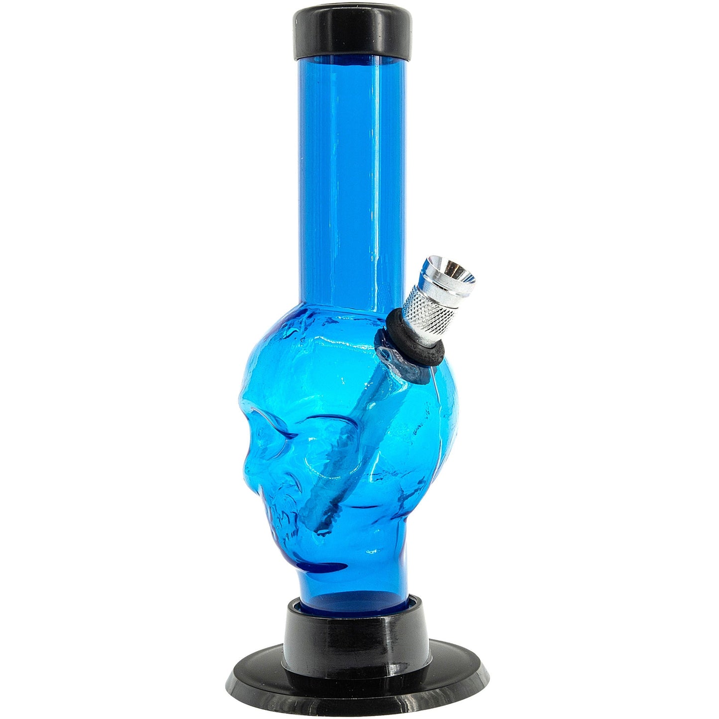 Mini Alien Head Acrylic Bong - 6" Tall