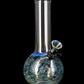 LA Pipes Raked Tiger Stripe Accented Beaker Bong 8"