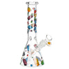 Pulsar Legos Beaker Glass Water Pipe - 10" / 14mm F