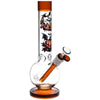 Pulsar Halloween Round Ball Glass Water Pipe - 11.75" / 14mm F