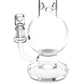 Pulsar Round Ball Glass Water Pipe - 12" / 14mm F / Clear