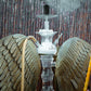 Lavoo Arch Angel GLass Hookah with Metal Wings Stand - Hand Blow and Made in USA