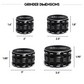 GA 4-Piece Aluminum Herb Grinder – 2-Inch Compact | BlueBus Fine Tools