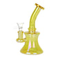 Dogg Lbs Everyday Electroplated Glass Water Pipe - 6.75" / 14mm F / Colors Vary