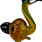 Ripkitty 5” Peacock Dry Herb Hand Pipe Borosilicate Glass - Colors May Vary