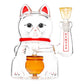 Hemper Lucky Money Cat Glass Water Pipe | 14mm F