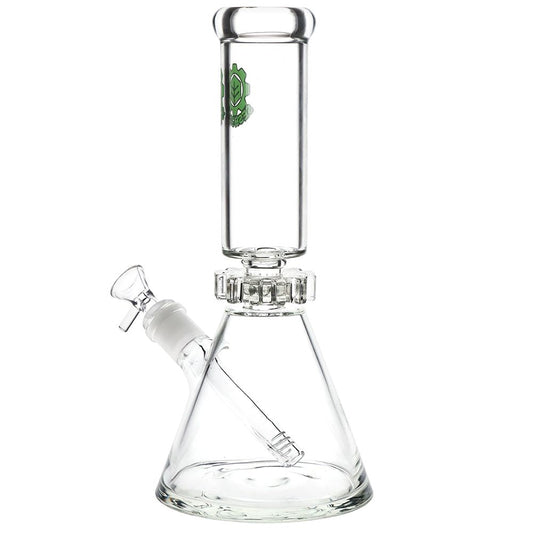 SeshGear Spinner Beaker Glass Water Pipe - 11.75" / 14mm F