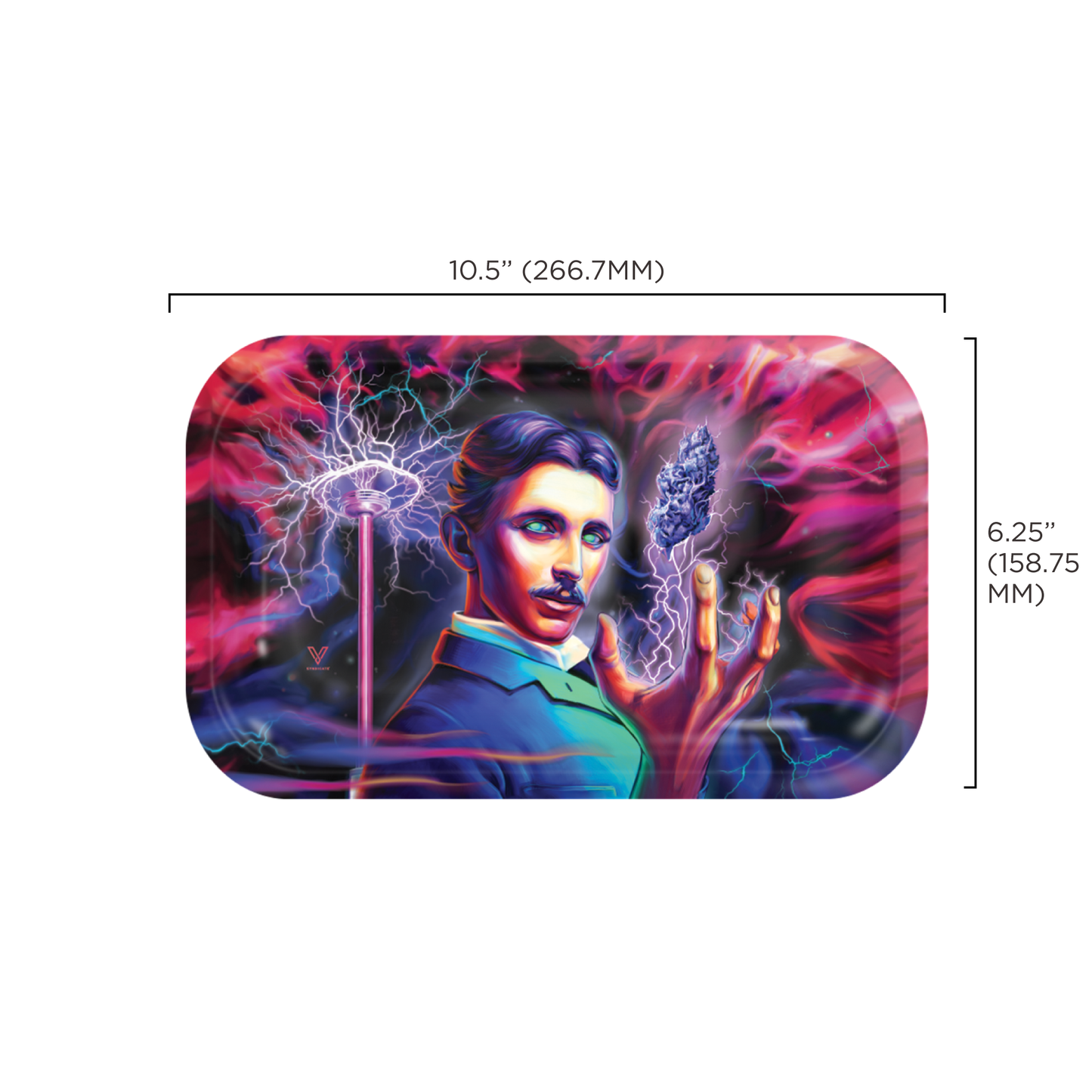 High Voltage Metal Rollin' Tray
