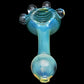 LA Pipes "Spiral Marble Head" Glass Spoon Pipe